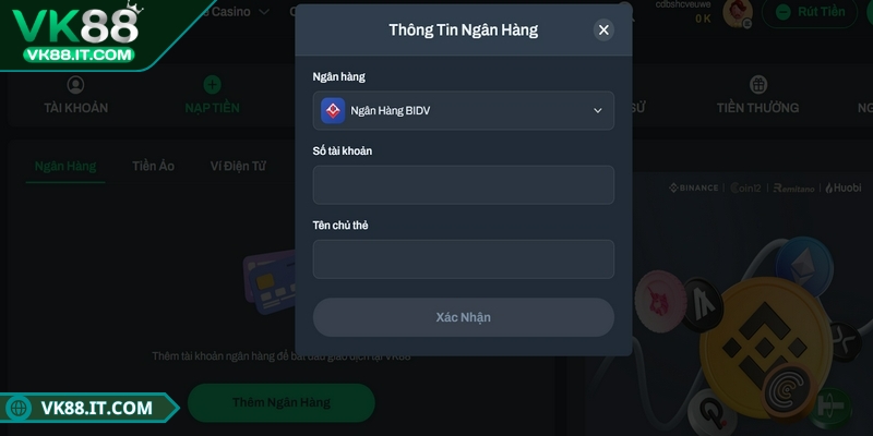 Cập nhật thông tin cá nhân mới nhất VK88 - Hướng dẫn nhanh Đảm bảo cập nhật thông tin cá nhân mới nhất VK88 chính xác
